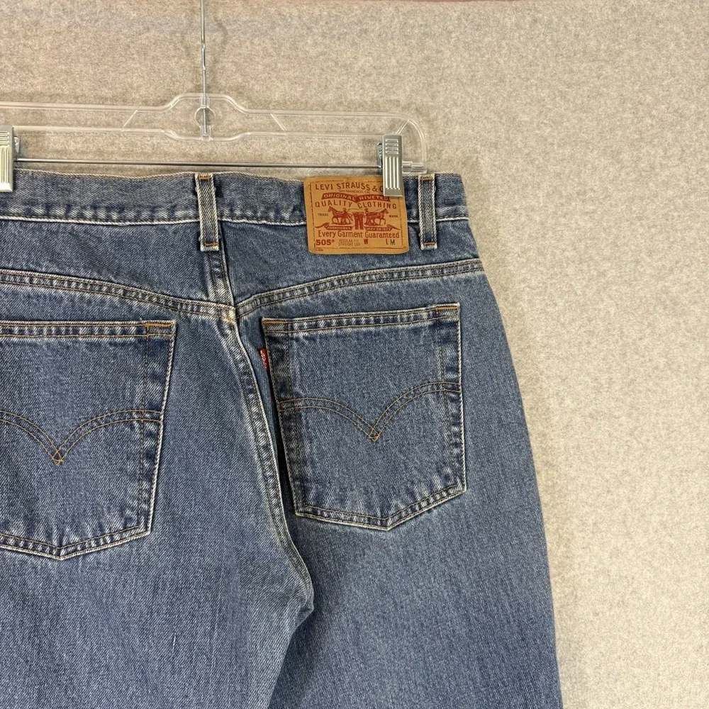 Vintage levis 505 jeans 30x30 denim‎ pants regular fit straight leg